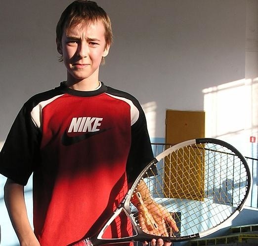 Krystian Dymek to nasza młodzieżowa nadzieja tenisowa.