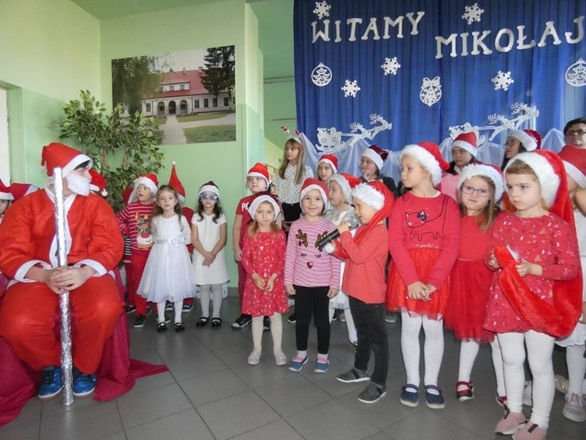Święty Mikołaj zawitał do Szkoły Podstawowej imienia Marii...