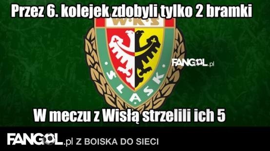 Memy po klęsce Wisły ze Śląskiem