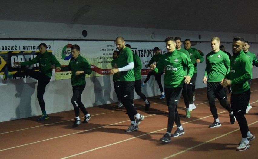 Fortuna 1 Liga. Piłkarze Radomiaka przygotowują się do meczu z GKS w Tychach (ZDJĘCIA Z TRENINGU)