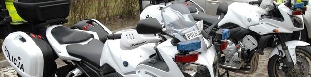 Jeden z najnowszych nabytków ostrołęckiej policji - dwa motocykle yamaha