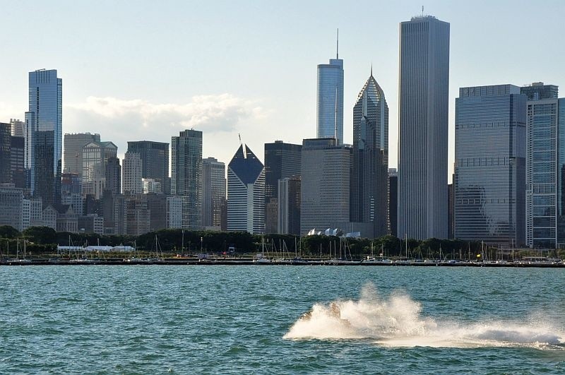 USA. Chicago - miasto tonące w kwiatach