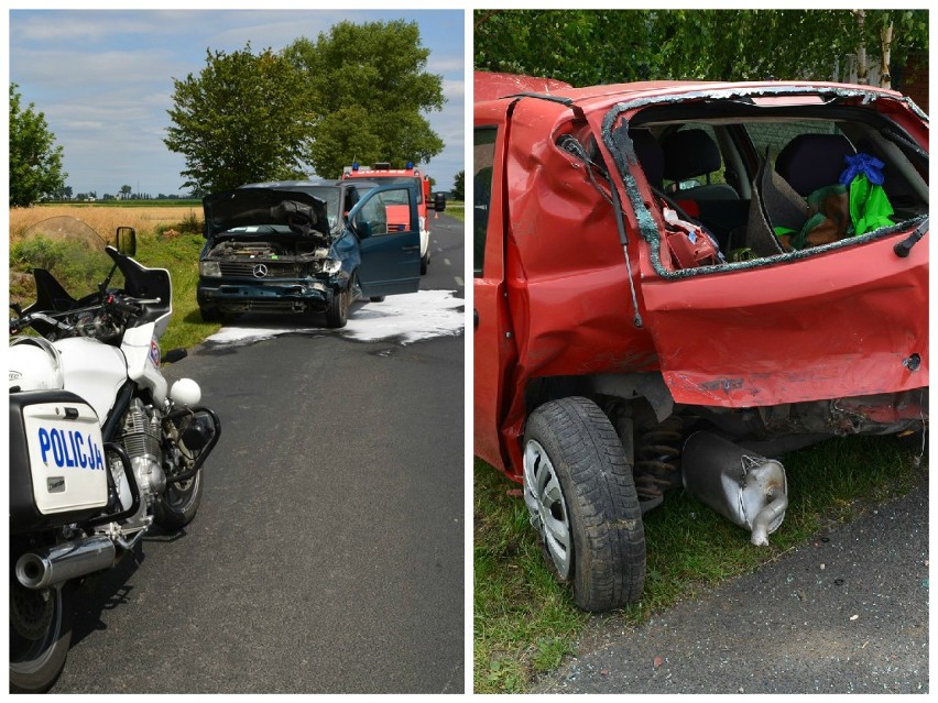 Wypadek w Kolonii Wąsewo, w powiecie radziejowskim. Jedna osoba w szpitalu [zdjęcia]