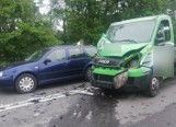 Wypadek na Nowopszczyńskiej w Żorach. Zderzenie pięciu samochodów, jedna osoba w szpitalu