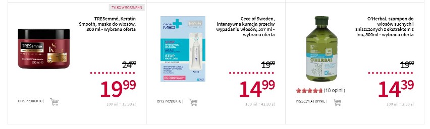 Promocja w Rossmannie: -55% na kosmetyki do makijażu....