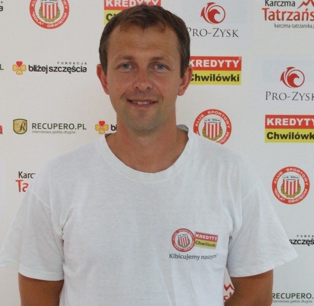 Sebastian Stemplewski, trener Soły Oświęcim.