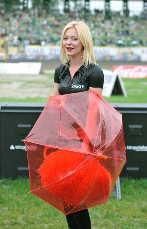 Cheerleaders Wrocław razem z Falubazem.