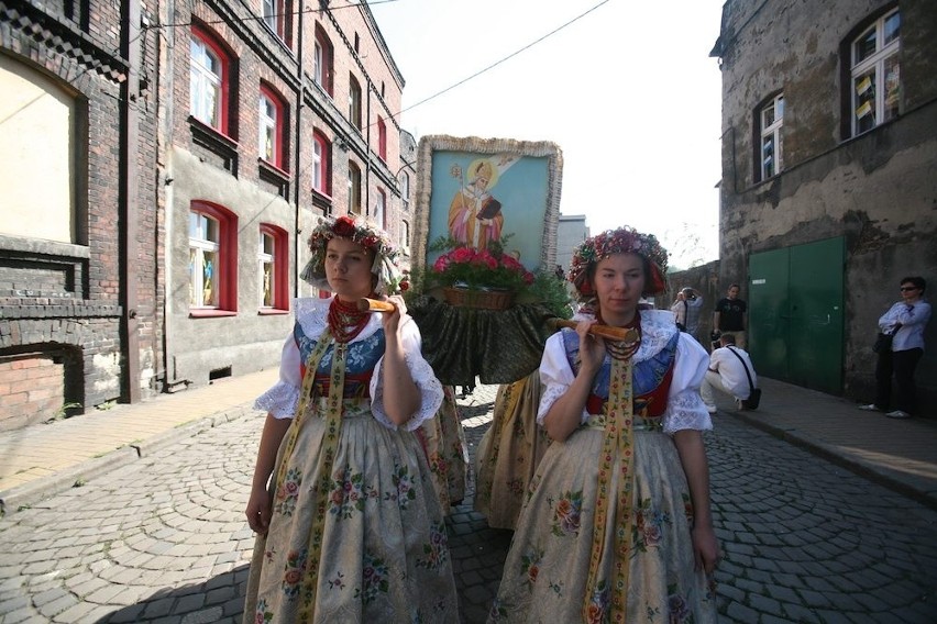 Boże Ciało 2014 Lipiny: Procesja w Lipinach