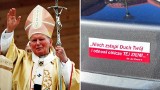 Rycerze bronią Jana Pawła II. W Koszalinie będą rozdawać magnesy z papieskim cytatem