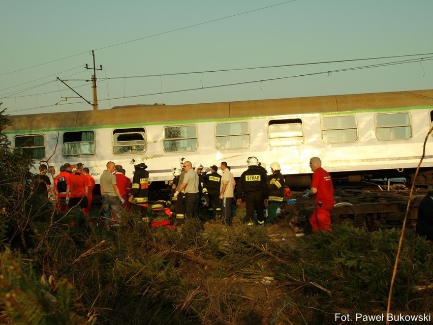 Katastrofa kolejowa pod Leborkiem - zdjecia internauty