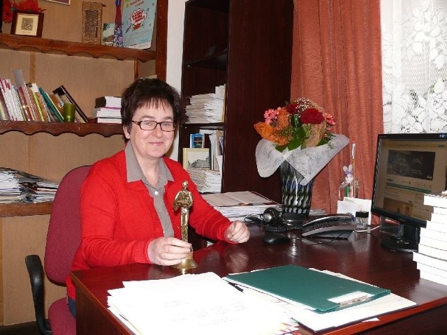 Ewa Cygan dyrektor Biblioteki Miejskiej w Staszowie została Bibliotekarzem Roku 2013 w województwie świętokrzyskim