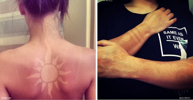 Tatuaże wypalane słońcem. To nowa wakacyjna moda, która jest bardzo niebezpieczna dla skóry