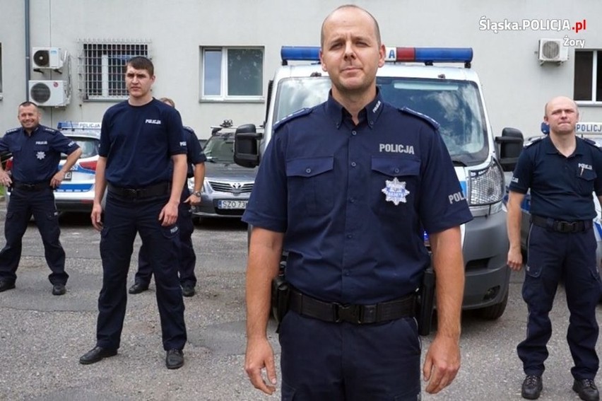 Policjanci z Żor wzięli udział w akcji  #GaszynChallenge