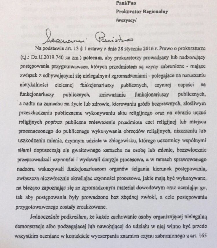 Czy protestującym będzie grozić do 8 lat więzienia? Prokuratura nie zaprzecza. Demonstrujący mają obawy. Szykują ewentualną linię obrony