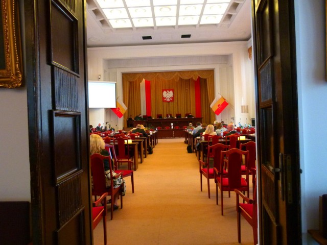 Sesja Rady Miejskiej w Łodzi.