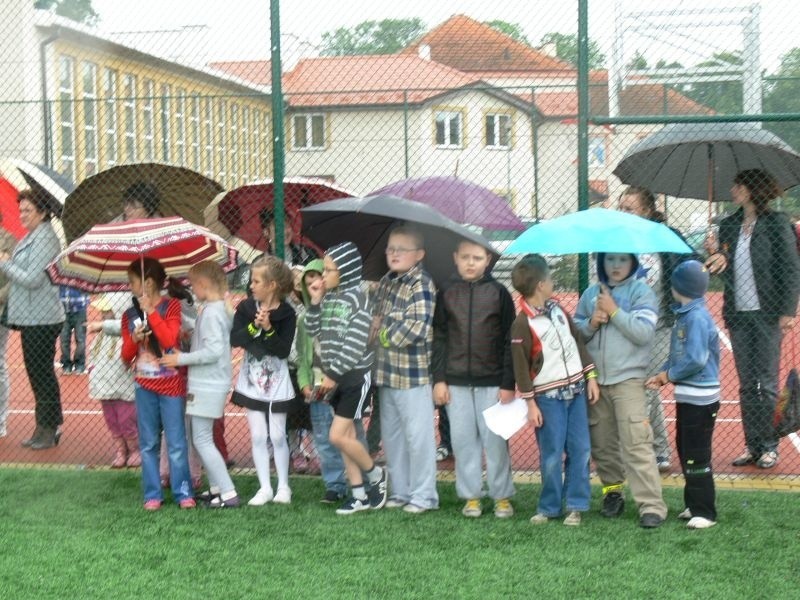 Mecz politycy - uczniowie w Tarnobrzegu