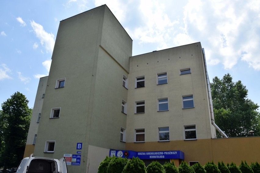 Szpital powiatowy w Kluczborku.