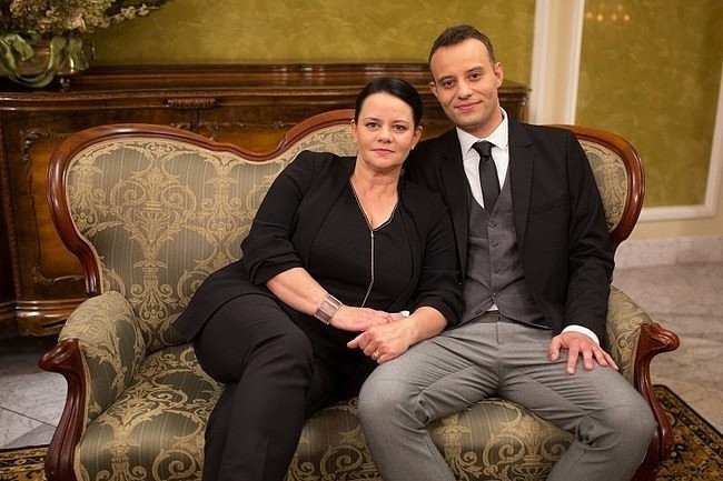 Ewa Radzimska i jej syn Patryk 
(fot. Piotr Mizerski/TVN)