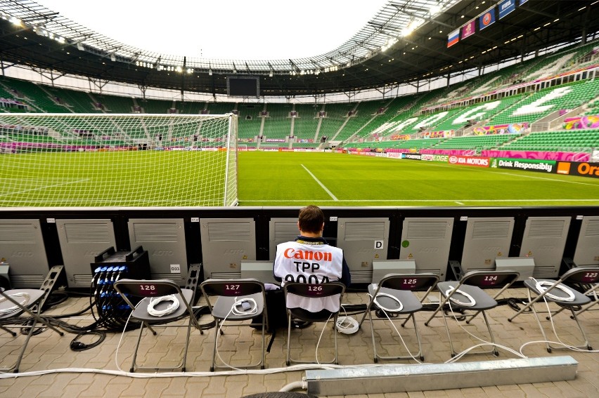 Stadion we Wrocławiu podczas Euro 2012