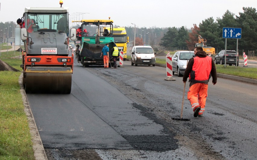 Trwa remont fragmentu trasy średnicowej w Grudziądzu. Do...