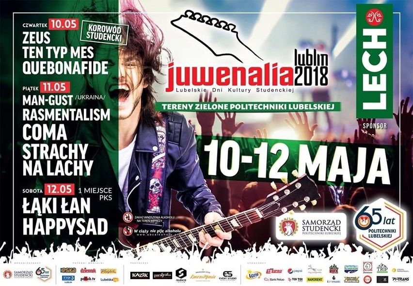 Juwenalia 2018 - plakat imprezy