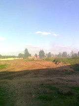Płonęły trawy na osiedlu Południe w Radomiu