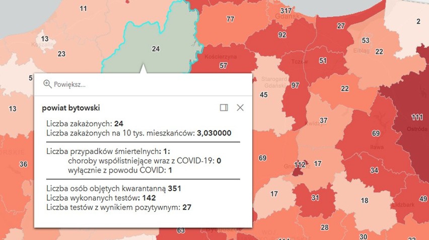 Koronawirus na Pomorzu 17.03.2021. 1685 nowych przypadków zachorowania na Covid-19 w województwie pomorskim! Zmarło 21 osób. Dane z powiatów