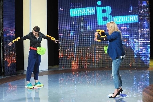 Katarzyna Herman w programie "Baw mnie" (fot. Polsat Cafe)