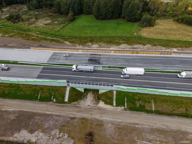 Autostrada A1 między powiatem częstochowskim a Łodzią