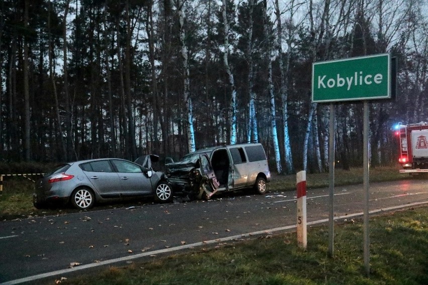 Wypadek w Kobylicach 16.12.2020