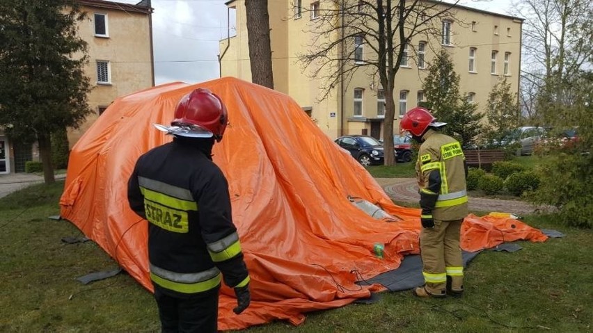 Polowe izby przyjęć przed szpitalami w województwie zachodniopomorskim