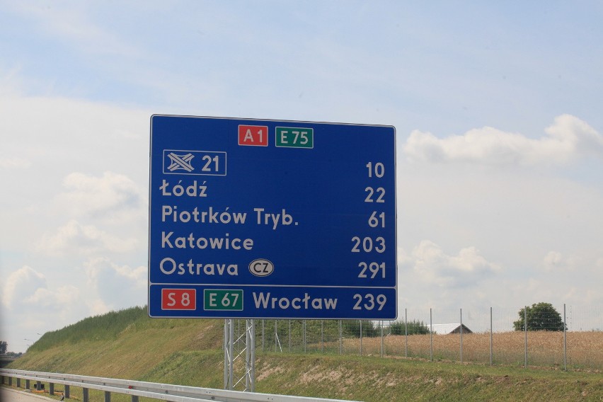 AUTOSTRADA A1 STRYKÓW - TUSZYN. Uroczyste otwarcie [ZDJĘCIA]