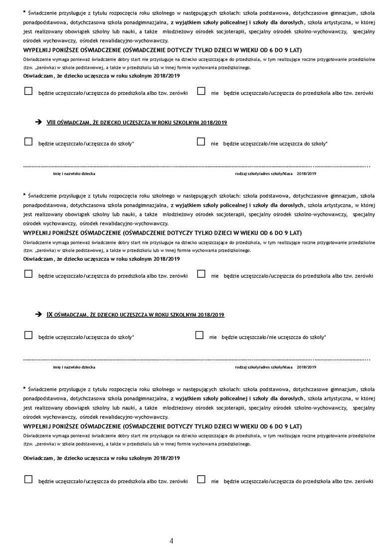 Wniosek 300 plus PDF online: Do pobrania i wydruku za darmo....