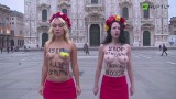 Femen zorganizował nagi protest (wideo)