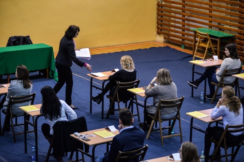 Próbna matura z matematyki w XIX LO im M. Mokwy w Gdańsku