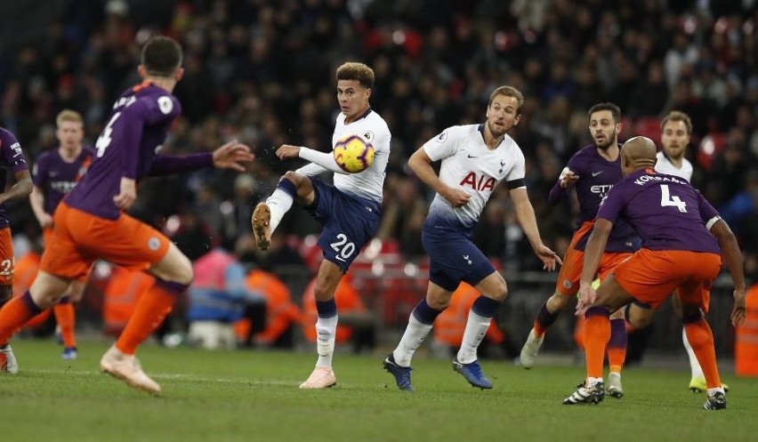 Na zdjęciu: piłkarze Tottenhamu Hotspur. Mecz Tottenham...