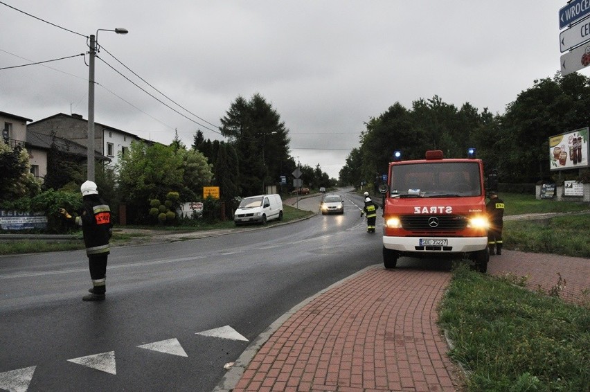 Przez godzinę utrudniony był w środę ruch pomiędzy zjazdem z...