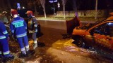 Czołowe zderzenie samochodów w centrum Szczecinka [zdjęcia]