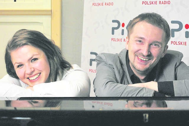 Agata Schmidt i Bartłomiej Wezner w duecie śpiewak-pianista czują się ze sobą bardzo dobrze, co słychać