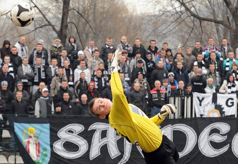 Marek Kozioł jest wyróżniającym się graczem Sandecji