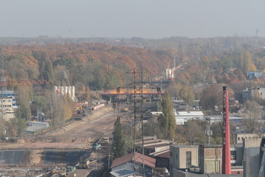 Budowa dworca Fabrycznego - październik 2013