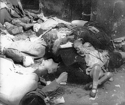 Ofiary rzezi na Woli podczas powstania warszawskiego