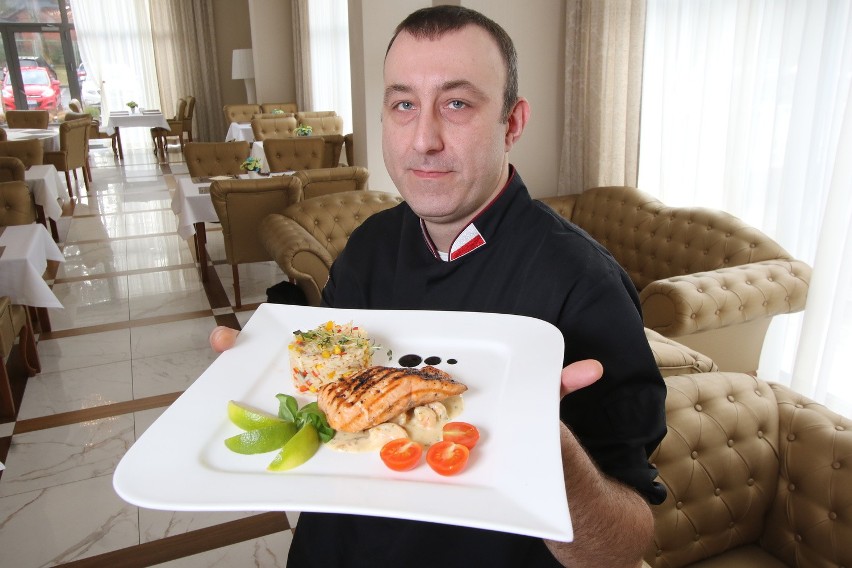 Piotr Łukawski, szef kuchni restauracji Glamour w Binkowski...