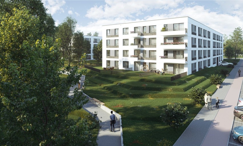 Osiedle mieszkaniowe Idea powstaje na Wacynie w Radomiu. Do dyspozycji będzie ponad pięćdziesiąt mieszkań