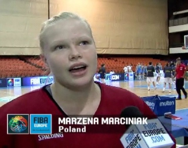 Marzena Marciniak po raz pierwszy gra w reprezentacji Polski na tak poważnej imprezie.