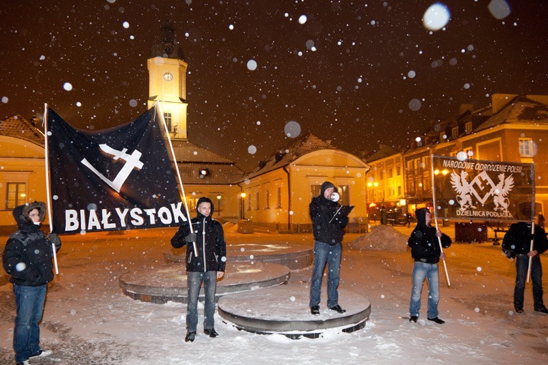 W piątek 17 lutego w Białymstoku odbyła się manifestacja...