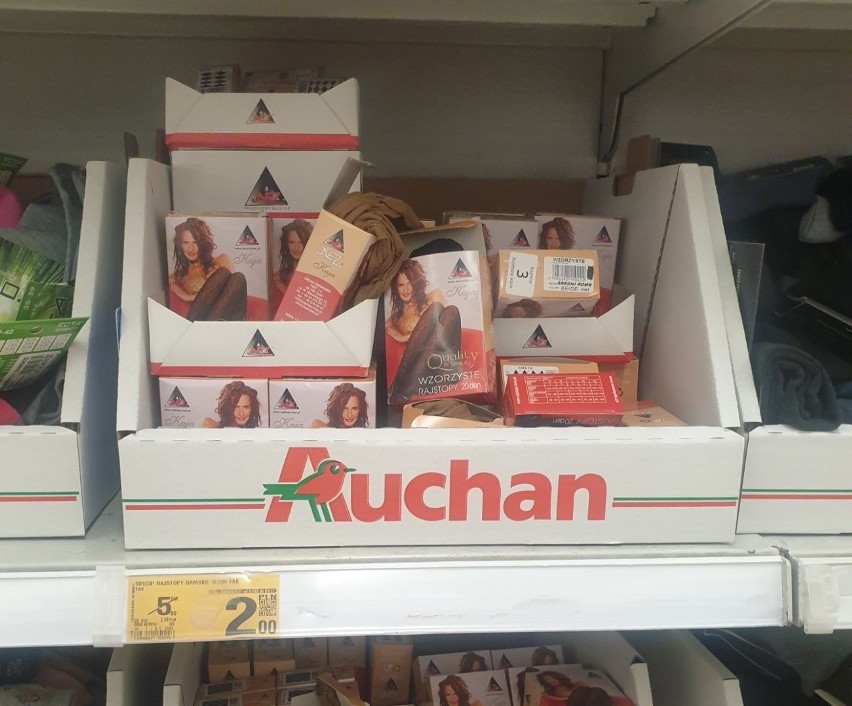 Hipermarkety Auchan właśnie wprowadziły produkty do...
