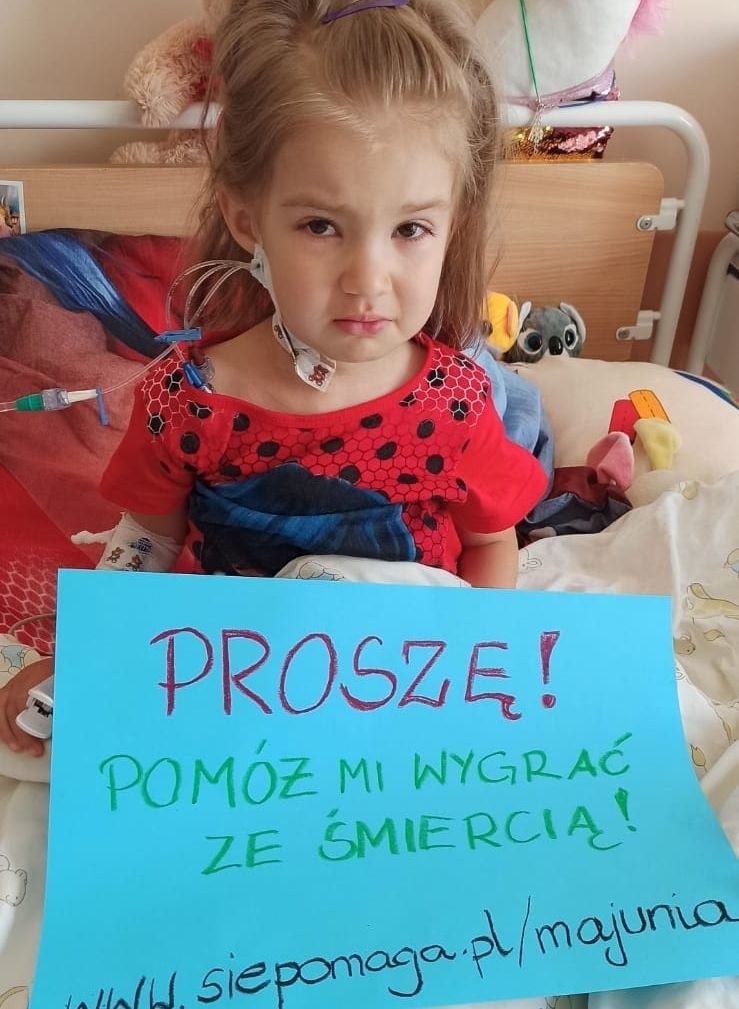 Trzyletnia Maja z Połczyna-Zdroju walczy o życie z...