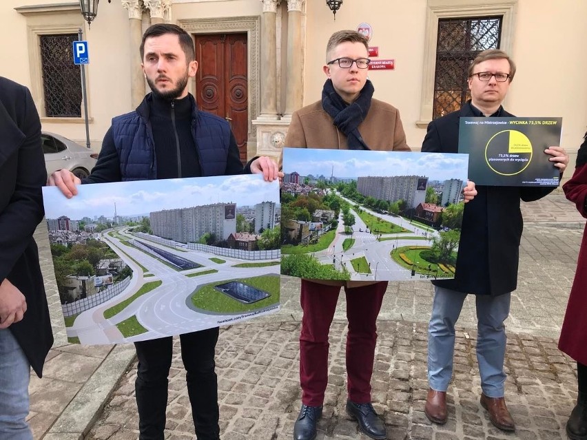 Kraków. Mieszkańcy nie chcą blokować budowy tramwaju do Mistrzejowic. Obawiają się jednak, że inwestycja oznacza "betonozę"