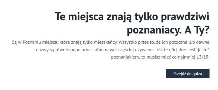 5 najlepszych poznańskich quizów. Sprawdź się